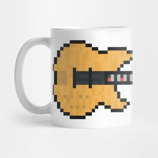 Pixel King Bass Guitar Mug